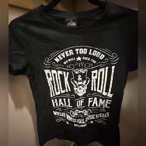 Rock and roll hall of fame tee